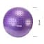 М'яч для фітнесу (фітбол) Cornix 55 см напівмасажний Anti-Burst Violet XR-0460 - мініатюра 6