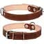 Нашийник Collar подвійний, 32-40х2 см, коричневий - мініатюра 1