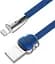 Кабель Rock Dog Lightning Charge & Sync flat cable 1.2M Blue - миниатюра 1