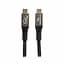 Кабель Cablexpert USB Type-C - USB Type-C (M/М), 240 Вт, 1 м, чорний (CCBP-USB4.2-CMCM240-1M) - мініатюра 1