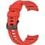 Ремінець для Samsung Galaxy Watch 5 44mm - червоний ширина кріплення 20мм силікон Watchbands RiccoOne (W29-1WB91937766) - мініатюра 1