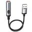 Портативный прикуриватель зажигалка Hoco UA30 USB Black - миниатюра 1