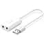 Звуковая карта Ugreen US205 white (30143) - миниатюра 4