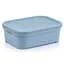 Кошик Idea Home Pyramid з кришкою 2.8 л 24x18.3x8.5 см блакитний (00637 Blue) - мініатюра 1