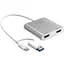 USB-Хаб j5create JCA365-N USB-C/A на 2xHDMI (JCA365-N) - мініатюра 1