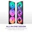 Вентилятор NZXT F420 RGB Core Fan Single Frame (RF-U42HF-B1) Black - мініатюра 8