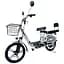 Електровелосипед Minako U18" 600W 48V 18Ah + сидіння/багажник сірий - мініатюра 1