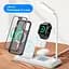БЗП Usams US-CD195 15W 4in1 Wireless Charging Holder With Table Lamp White - мініатюра 6