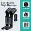 Компресійний масажер для ніг UPGRADE Air Compressed Leg massager Лімфодренажний апарат - мініатюра 8