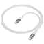 Дата кабель Hoco U111 Discovery Edition Type-C to Type-C 60W (1.2m) Grey - миниатюра 4