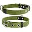 Нашийник для собак Collar, бавовняний, подвійний, 41-53x2,5 см, зелений - мініатюра 3
