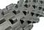 Массажный ролик EasyFit Grid Roller PRO 45 см Черный (EF-2029-BK) - миниатюра 2