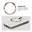 Чехол панель-накладка для Apple iPhone 11, Replica MagSafe, белый, противоударный защитный чехол с магнитным кольцом MagSafe, защита всего корпуса, TPU+PC, зеркальный, выступающий бортик вокруг экрана, ArmorStandart (ARM76173) - миниатюра 4