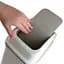 Відро для сміття MBM My Home з кришкою 15 л сіре (BIN-12 15L GRAY) - мініатюра 9