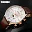 Чоловічий годинник Skmei 9117 Gold Brown класичні - мініатюра 7