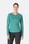 Лонгслив женский Rab Lateral LS Tee Womens 10 Серый-Бирюзовый - миниатюра 1
