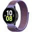 Ремінець нейлоновий на липучці BeWatch для Samsung Galaxy Watch 4/5/6 Бузковий (1011332.4UW) - мініатюра 1