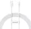 Кабель Baseus Superior Series Fast Charging Cable USB to Type-C 100W 1.5m P10320102214-02 White - мініатюра 1