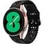 Ремешок для Samsung Galaxy Watch 4 Classic 46mm - черный ширина крепления 20мм силикон Watchbands Flower (W14-3WB40153930) - миниатюра 1