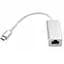 Адаптер Vinga USB Type-C - RJ-45 (M/F) Silver (VCPATC2GBLNS) - мініатюра 3