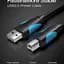 Кабель для принтера Vention USB 2.0 AM/BM 1.0m black (VAS-A16-B100) - миниатюра 2
