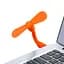 Вентилятор мобільний USB помаранчевий - мініатюра 2