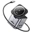 Хаб с беспроводным зарядным Hoco HB49 Effortless 9-in-1 100W Metal gray - миниатюра 4
