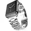 Браслет BeWatch для Apple Watch series 3/4/5/6 із шириною корпусу 38/40мм класичний сталевий Сріблястий (1020405) - мініатюра 1