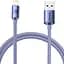 Кабель Baseus Crystal Shine Series Lightning 2.4A (1.2m) purple (CAJY000005) - мініатюра 1