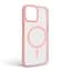 Чехол для Apple iPhone 14, Uniq MagCase, розовый, противоударный, панель-накладка с магсейф, ударопрочный TPU+PC, с магнитом MagSafe, поддержка полноценной беспроводной зарядки, ArmorStandart (ARM75291) - миниатюра 2