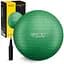 Мяч для фитнеса (фитбол) 4FIZJO 85 см Anti-Burst Green (P-5907739316394) - миниатюра 1