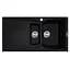 Кухонная мойка Adamant NEW LINE PLUS антрацит 975x495x235 мм, с крылом 97,5 см - миниатюра 1