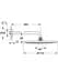 Верхній душ з душовим кронштейном 380 мм Grohe Rainshower Cosmopolitan 310 26066DC0, Нержавіюча сталь - мініатюра 2