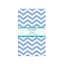 Простирадло Cosas на резинці 80х190х25 blue zigzag, блакитний (ZigBlue_80х190х25) - мініатюра 3