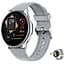 Розумний наручний годинник Smart Melisia Silver Rubber (2 ремінці) - мініатюра 1