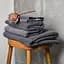 Рушник МВМ My Home Бриз 90х150 см XL темно-сірий (BT-04 XL DARK GRAY) - мініатюра 10