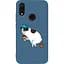 Чохол-накладка Toto Matt TPU 2 mm Print Case Xiaomi Redmi 7 #50 Mops Kak Navy Blue - мініатюра 1