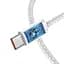 Кабель Baseus Dynamic Series Fast Charging Data Cable Type-C to Type-C 100W 1m CALD000202 White - мініатюра 5