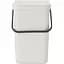 Ведро мусорное Brabantia Sort&Go 25 л светло-серое (214400) - миниатюра 2