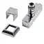 Набір кран напівоборотний кутовий з американкою Solomon Lux 1/2″ Cube chrom 8888 (2шт.) 000021913 - мініатюра 5