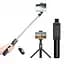 Селфі палиця штатив тринога для телефона Bluetooth з пультом Selfie Stick K07 Чорний - мініатюра 1