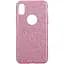 Чохол-накладка Toto 2 in1 tpu + glitter paper case iPhone X Rose Gold - мініатюра 1