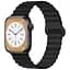 Ремінець до смарт-годинника Drobak Silicone Magnetic Link для Apple Watch All Series Ultra 2 49/45/44/42mm Dark black (898929) - мініатюра 1
