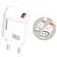 СЗУ Amaya E56 PD20W+QC3.0 (1USB-A/1C) + кабель USB to MicroUSB White - миниатюра 1