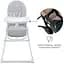 Стільчик для годування Kinderkraft Binci Light Grey (KHBINC00LGR0000) - мініатюра 2