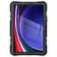 Протиударний захисний чохол для планшета Samsung Galaxy Tab S9 (SM-X710/X716B/X718U)/S9 FE (SM-X510/X516)/S10 FE (SM-X520/X526)/S10 Lite (SM- X400/X406), Panzer, чорний, силікон + полікарбонат, накладка з підставкою і ремінцем на плече - мініатюра 3