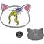 Значок GeekLand Cat Sailor Moon Сейлор Мун SM 22.016 - мініатюра 1