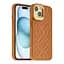 Чохол-накладка Kajsa Briquette Collection Rhombus Apple iPhone 15 Brown - мініатюра 2