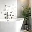 Дзеркальний декор Wall Sticker SW-00002524 акриловий самоклеючий 18 шт. срібло - мініатюра 6