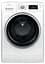 Пральна машина Whirlpool фронтальна, 11кг, 1400, A+++, 60см, дисплей, пара, інвертор, люк чорний, білий (FFB11469BCVUA) - мініатюра 1